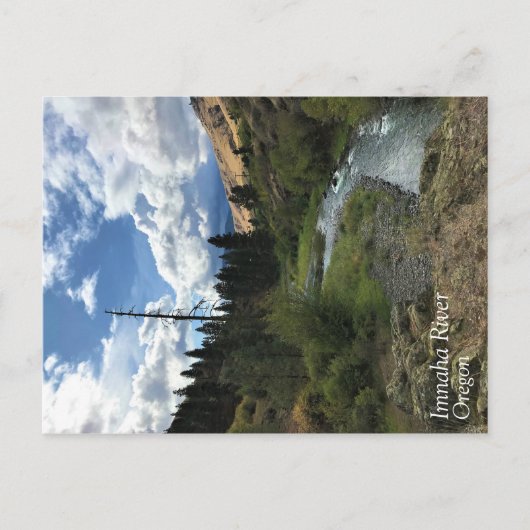 オレゴン州インナハ川 ポストカード (正面)