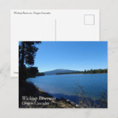 オレゴン州ウィキアップ貯水池 ポストカード (正面/裏面)