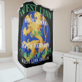オレゴン州ウェストリン 2004年卒業 シャワーカーテン (インサイチュ)