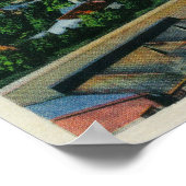 オレゴン州ウォルドポートのアルシーベイブリッジ ポスター (角)