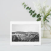 オレゴン州ウォルドポートの街並みを北向きに ポストカード (スタンド正面)