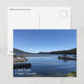 オレゴン州オデル湖 ポストカード (正面/裏面)