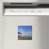 オレゴン州オレゴン州の冬の海岸 マグネット (インサイチュ (食洗機))