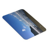 オレゴン州オレゴン州の冬の海岸 マグネット (右側)