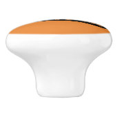 オレゴン州オレンジドロワープル セラミックノブ (側面)