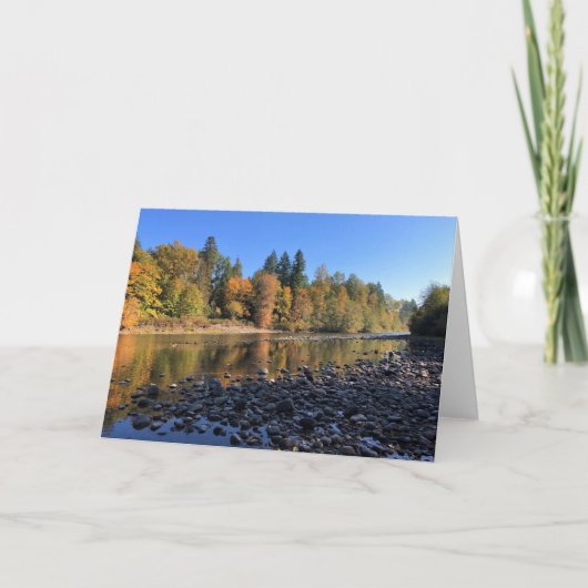 オレゴン州クラカマス川 カード (正面)