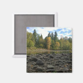 オレゴン州クラカマス川 マグネット (正面/裏面)