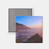 オレゴン州クリフコースタルビューアットサンセット マグネット (正面/裏面)