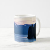 オレゴン州クレセント湖での夕日 コーヒーマグカップ (正面右)