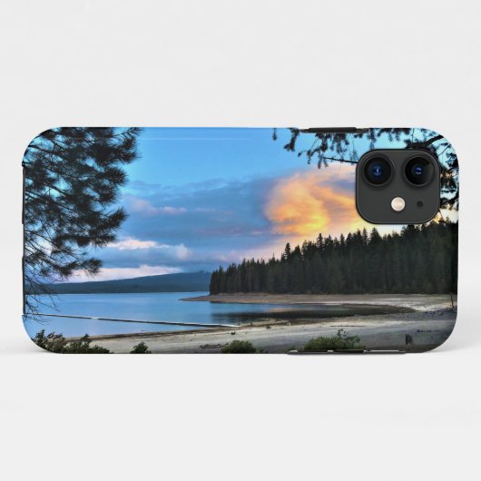 オレゴン州クレセント湖の夕日 Case-Mate iPhoneケース (裏面(横))
