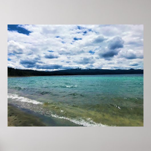 オレゴン州クレセント湖のSimax Bay ポスター (正面)