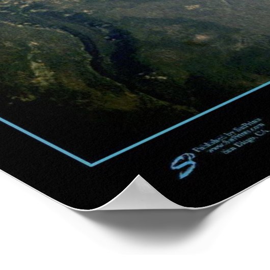 オレゴン州クレーターレイク国立公園 ポスター (角)