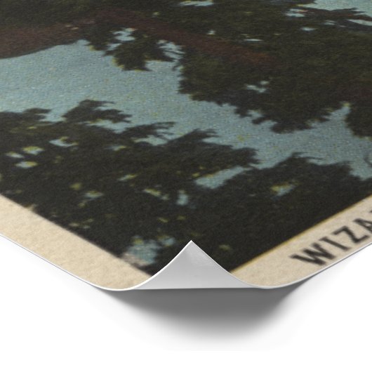 オレゴン州クレーター湖 – ウィザードアイランドビュー#1 ポスター (角)