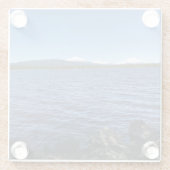 オレゴン州クレーンプレーリーリザーバー ガラスコースター (裏面)