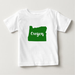 オレゴン州グリーン ベビーTシャツ