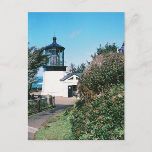 オレゴン州ケープマイレス灯台 ポストカード (正面)