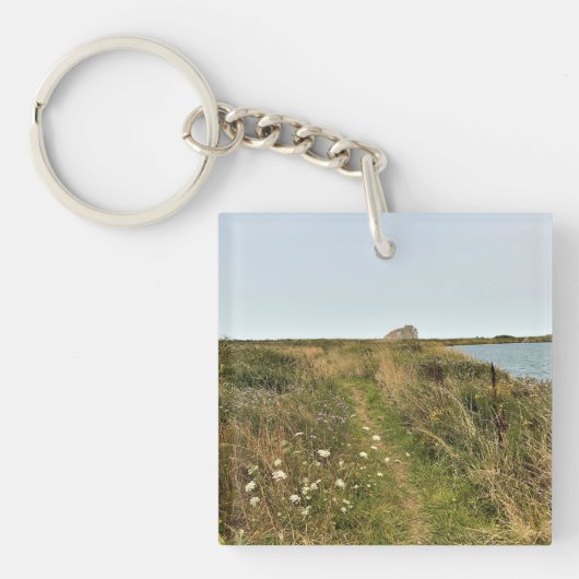 オレゴン州ケープ・ブランコのリバートレイル キーホルダー (正面)