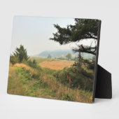 オレゴン州ケープ・ブランコのリバートレイル フォトプラーク (側面)