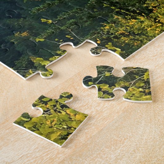 オレゴン州コロンビアリバーのビスタハウスの景色 ジグソーパズル (側面)