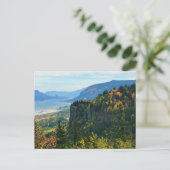 オレゴン州コロンビアリバーのビスタハウスの景色 ポストカード (スタンド正面)