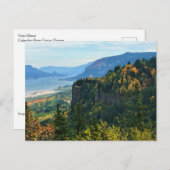 オレゴン州コロンビアリバーのビスタハウスの景色 ポストカード (正面/裏面)