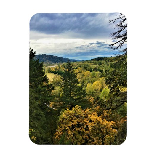 オレゴン州コロンビアリバー峡谷 マグネット (縦)