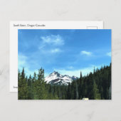 オレゴン州サウスシスター ポストカード (正面/裏面)