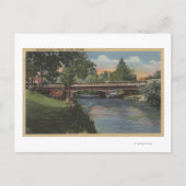 オレゴン州サレム – ビューティフルミルクリーク ポストカード (正面)