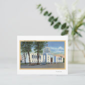 オレゴン州サレム – 州キャピトル建物ビュー ポストカード (スタンド正面)