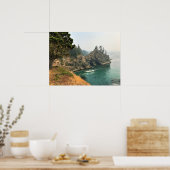 オレゴン州サンダーロックコーブのナチュラルブリッジ ポスター (キッチン)