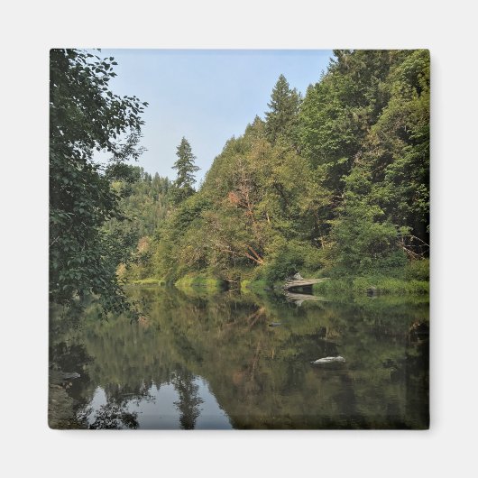 オレゴン州シウスロー川 マグネット (正面)