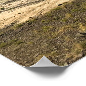 オレゴン州シマックスベイのクレセント湖 ポスター (角)