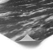 オレゴン州シーサイドのビーチシーンから水写真 ポスター (角)