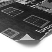 オレゴン州シーサイドのビーチシーン（航空写真） ポスター (角)