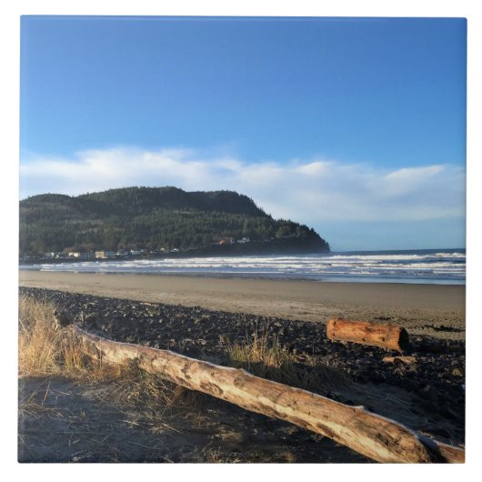 オレゴン州シーサイドの入り江 タイル (正面)