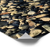 オレゴン州シーサイドの入り江 ポスター (角)