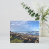 オレゴン州シーサイドの入り江 ポストカード (スタンド正面)