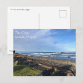 オレゴン州シーサイドの入り江 ポストカード (正面/裏面)