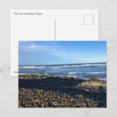 オレゴン州シーサイドの入り江 ポストカード (正面/裏面)