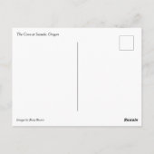 オレゴン州シーサイドの入り江 ポストカード (裏面)