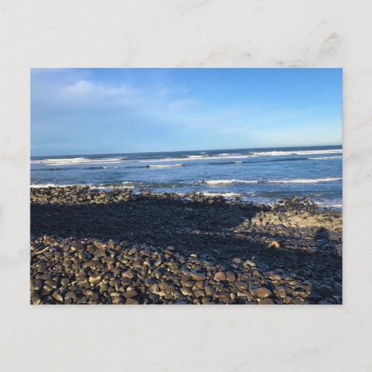 オレゴン州シーサイドの入り江 ポストカード (正面)