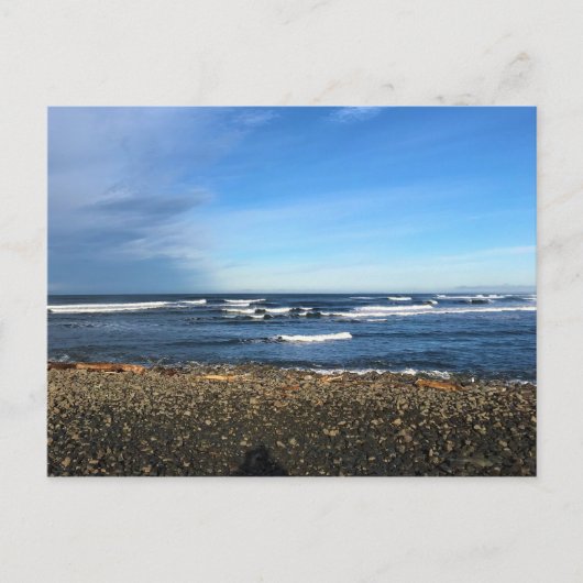 オレゴン州シーサイドの入り江 ポストカード (正面)