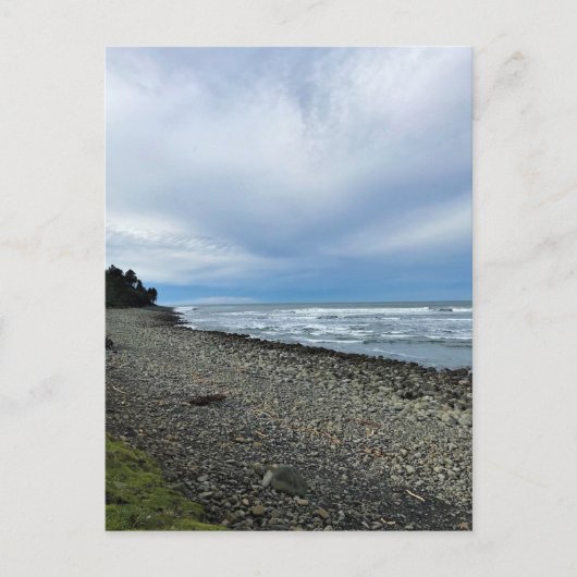 オレゴン州シーサイドの入り江 ポストカード (正面)