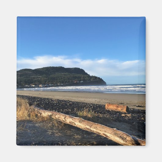 オレゴン州シーサイドの入り江 マグネット (正面)