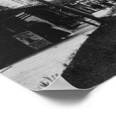 オレゴン州シーサイドメイン通りビュー写真 ポスター (角)