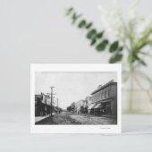 オレゴン州シーサイドメイン通りビュー写真 ポストカード (スタンド正面)