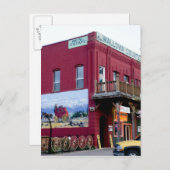 オレゴン州ジョセフのメインストリートにある歴史的建造物 ポストカード (正面/裏面)