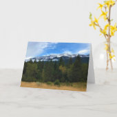 オレゴン州ジョセフ・マウンテン所長 カード (黄色い花)