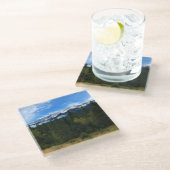 オレゴン州ジョセフ・マウンテン所長 ガラスコースター (アングル)