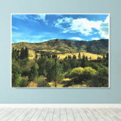 オレゴン州スネーク川の景色 キャンバスプリント (インサイチュ (ウッドフロア))